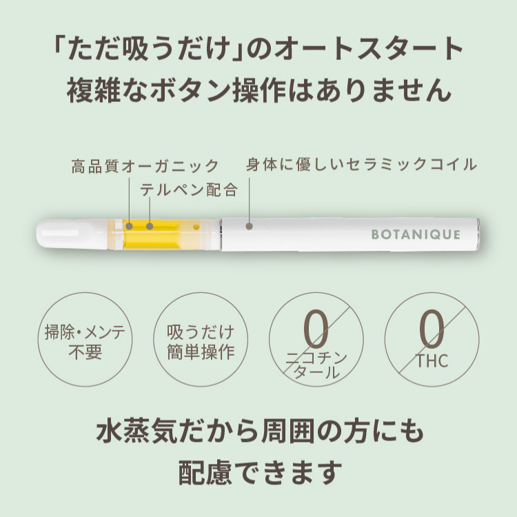 【BOTANIQUE】べイプバッテリー（CBDカートリッジ別売）