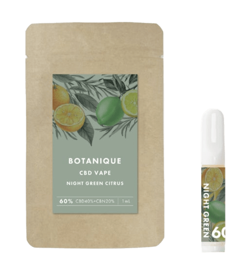【BOTANIQUE】CBDべイプ60%　ナイトグリーンシトラス（バッテリー別売）