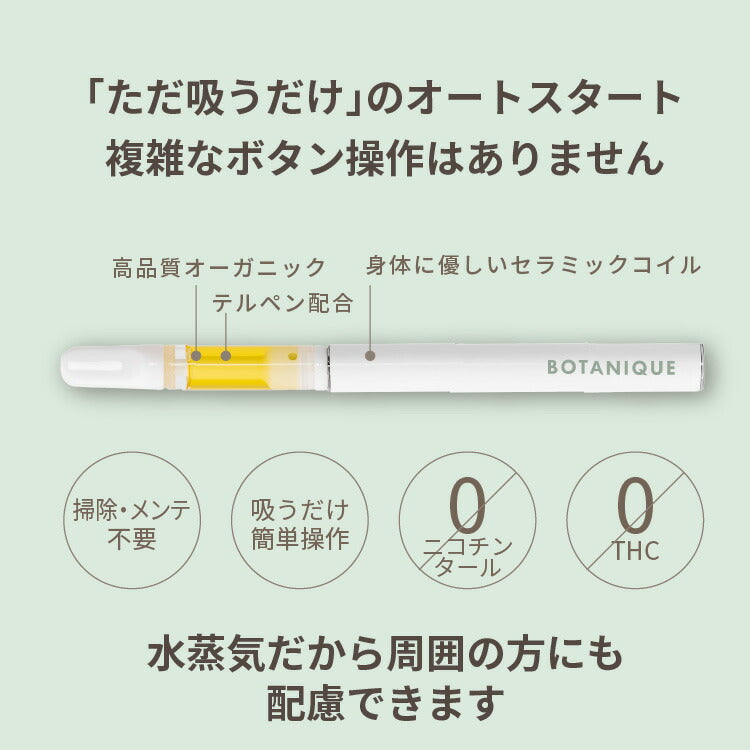 【BOTANIQUE】CBDべイプ30%　アイスミントグレープ（バッテリー別売）