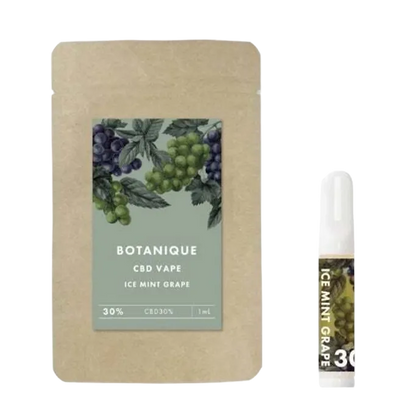 【BOTANIQUE】CBDべイプ30%　アイスミントグレープ（バッテリー別売）